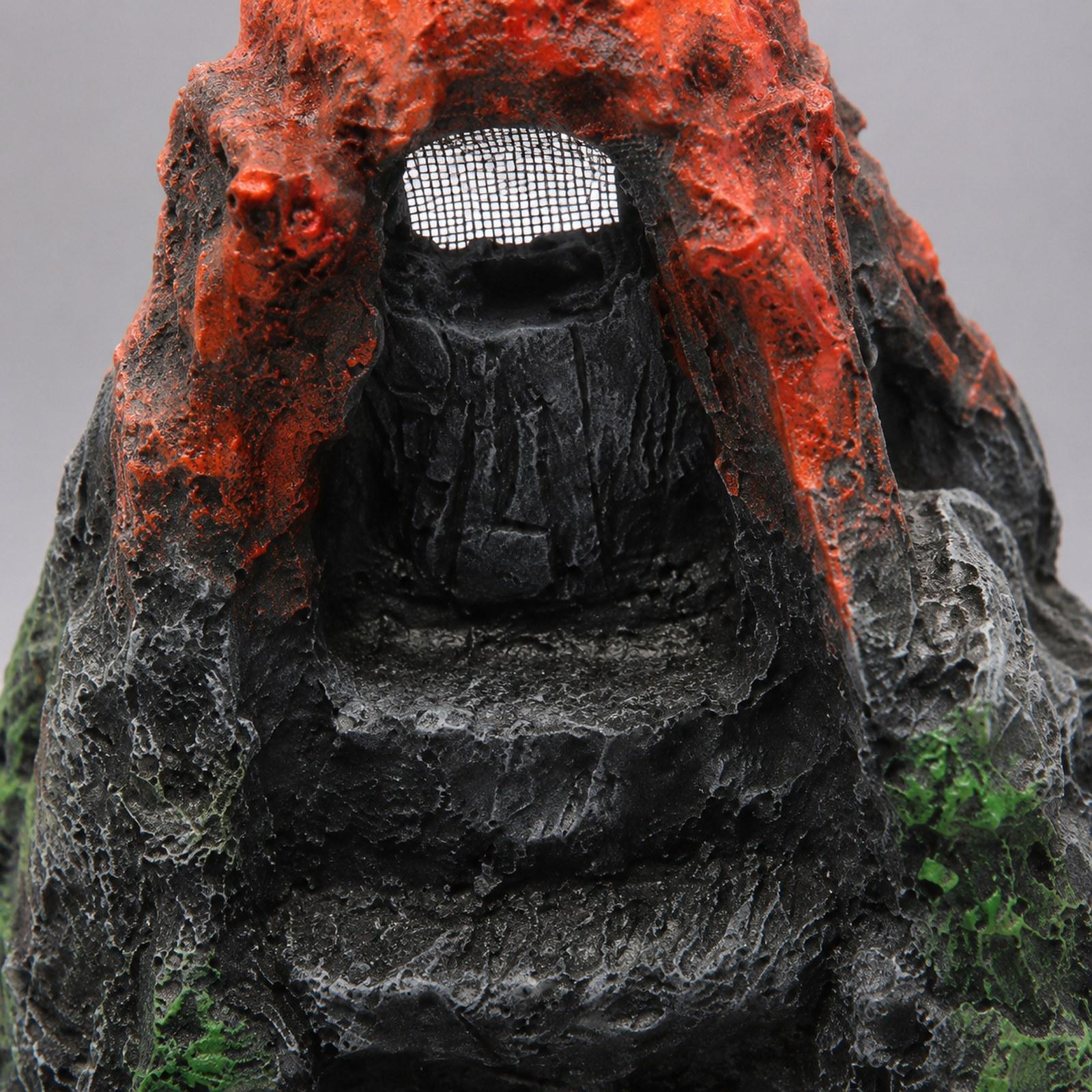 Aquarium Fish Unique - Aquarium Volcano Ornament Prop Decor Small