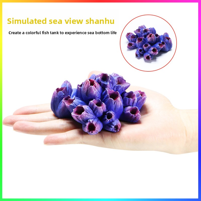 Aquarium Fish Unique - SYSENCIAGA Artificial Flower Bud Coral Reef,