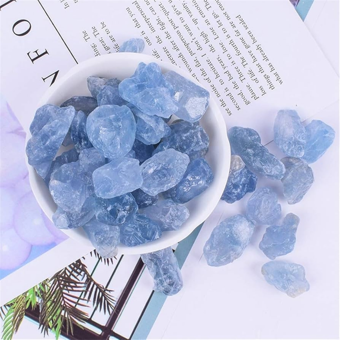 Aquarium Fish Names - 40g/120g/240g Natural Blue Celestite Raw Stone,