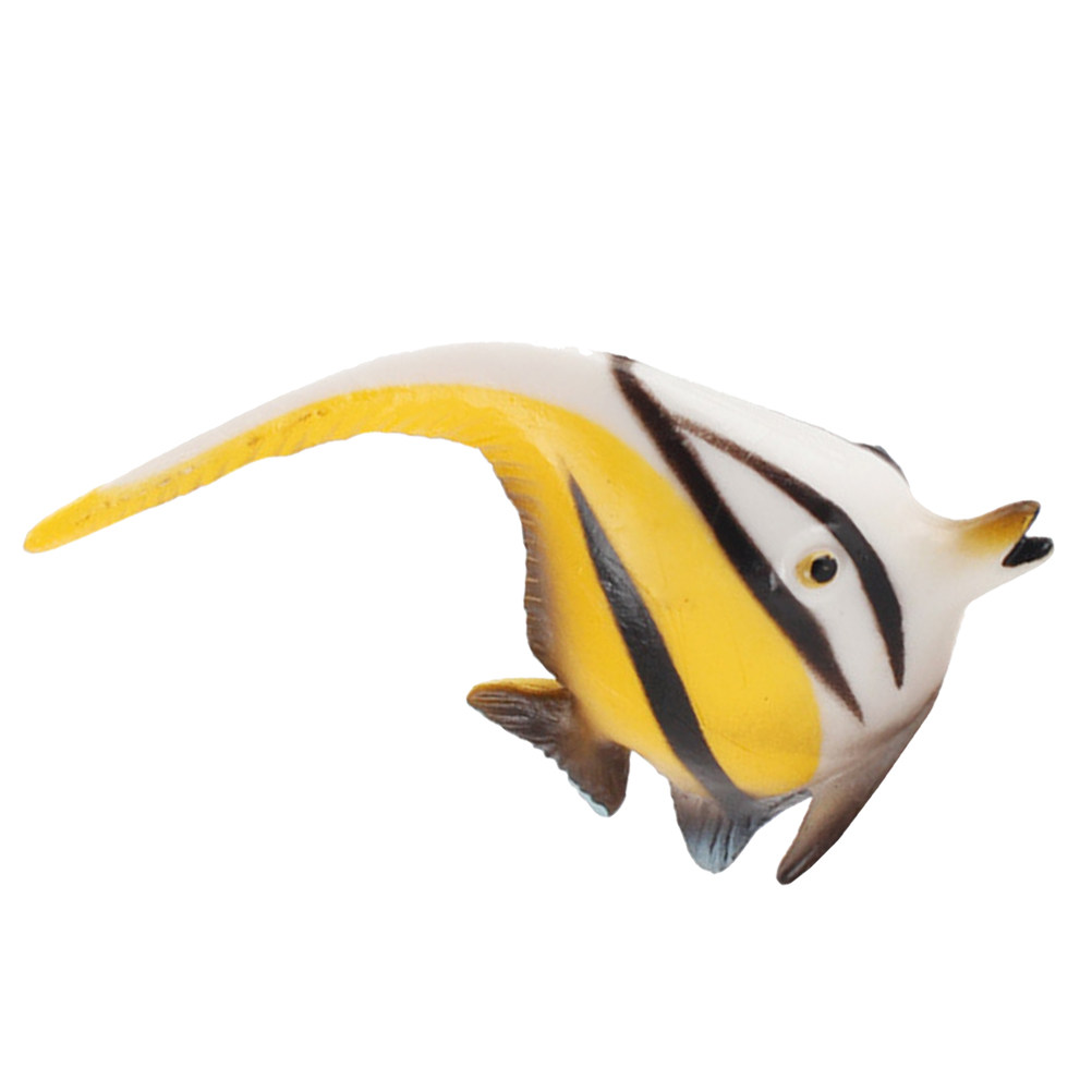 Fish Toy In Aquarium - Lifelike Angelfish Plastic Aquarium Decor Marine