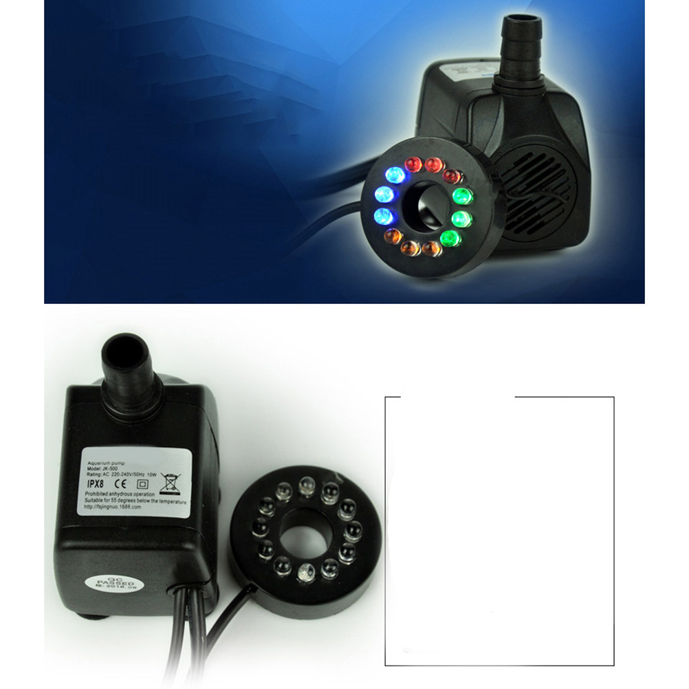 Aquarium Fish Rate - 10W Powerful Circulation Water Pump LED