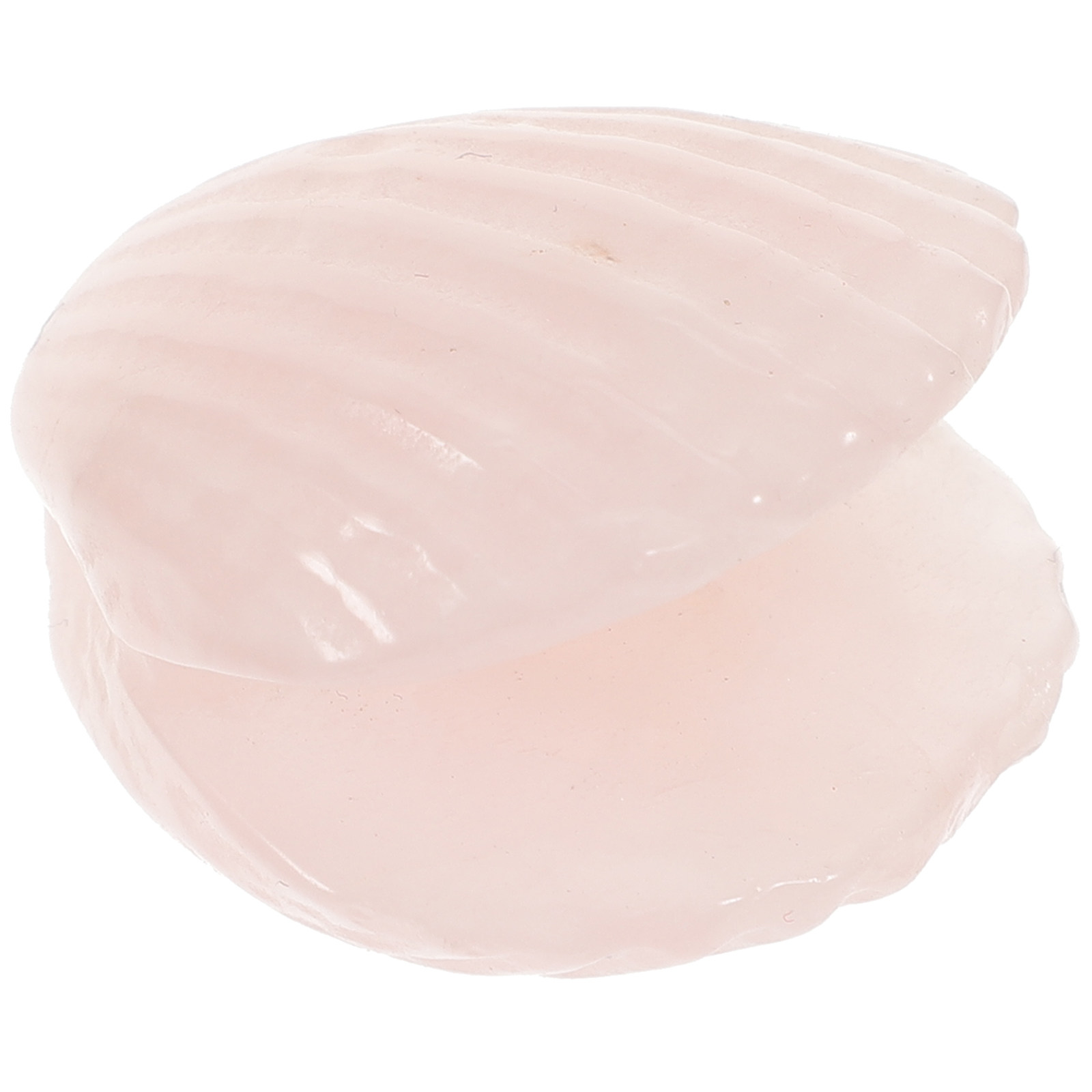 Fish Toy In Aquarium - Natural Pink Crystal Seashell Ornament Fish