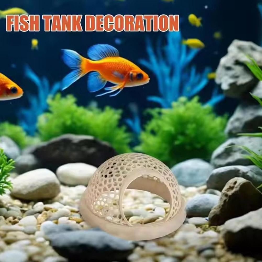 Fish Toys For Aquarium - Floating Fish Hideout Multifunctional Aquarium Float
