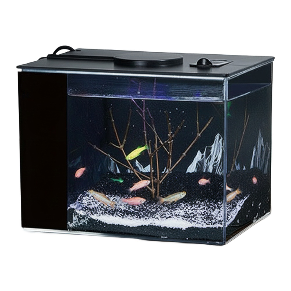 Aquarium Fish Keeping - 160L/H Self-circulation Aquarium Fish Tank with