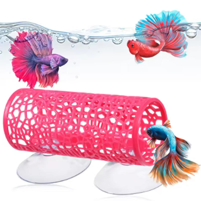 Fish Toys For Aquarium - Aquarium Fish Tunnel Toys Betta Fish