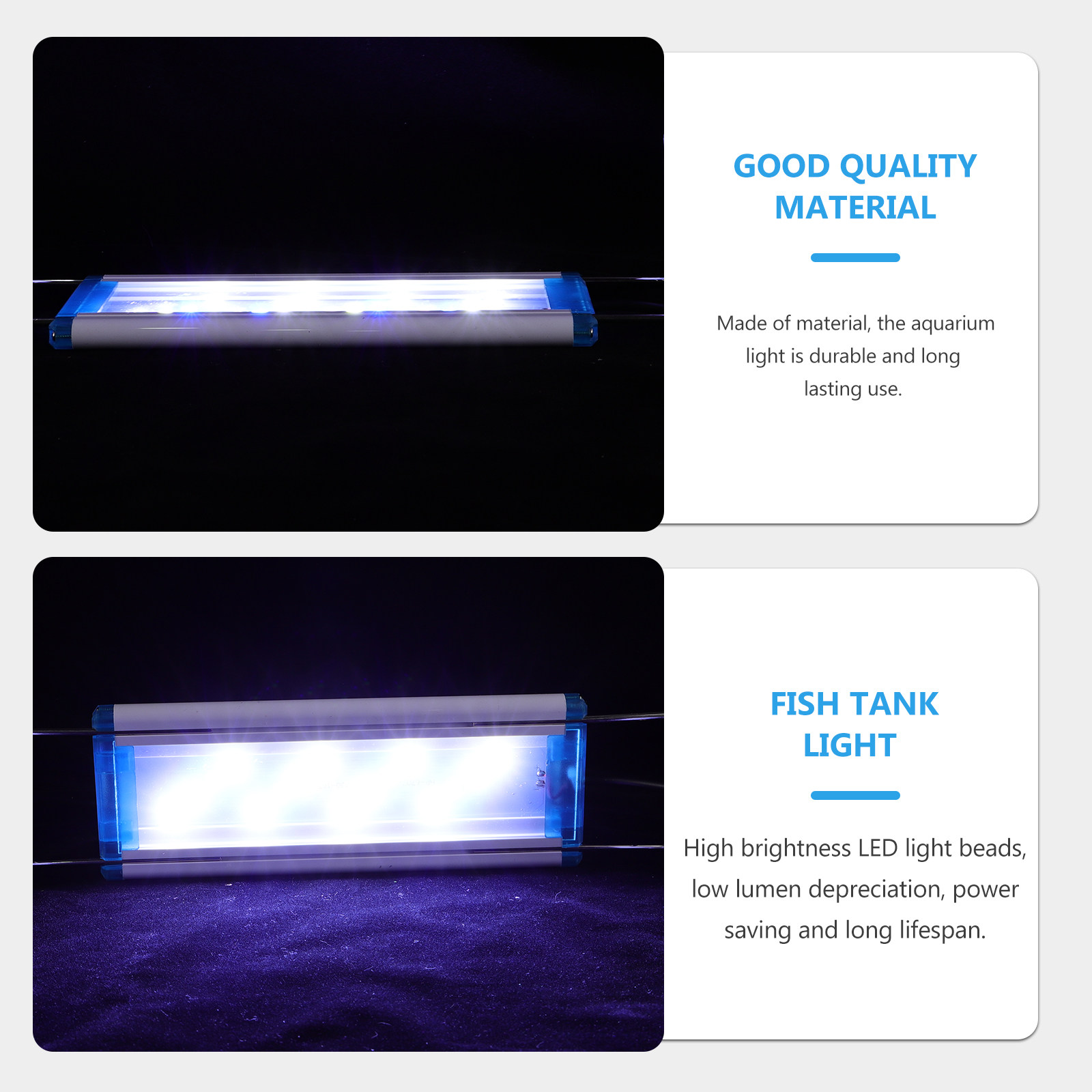 1Pcs Fish Tank LED Light Safe  - Aquarium Fish Unique ulasan dan harga