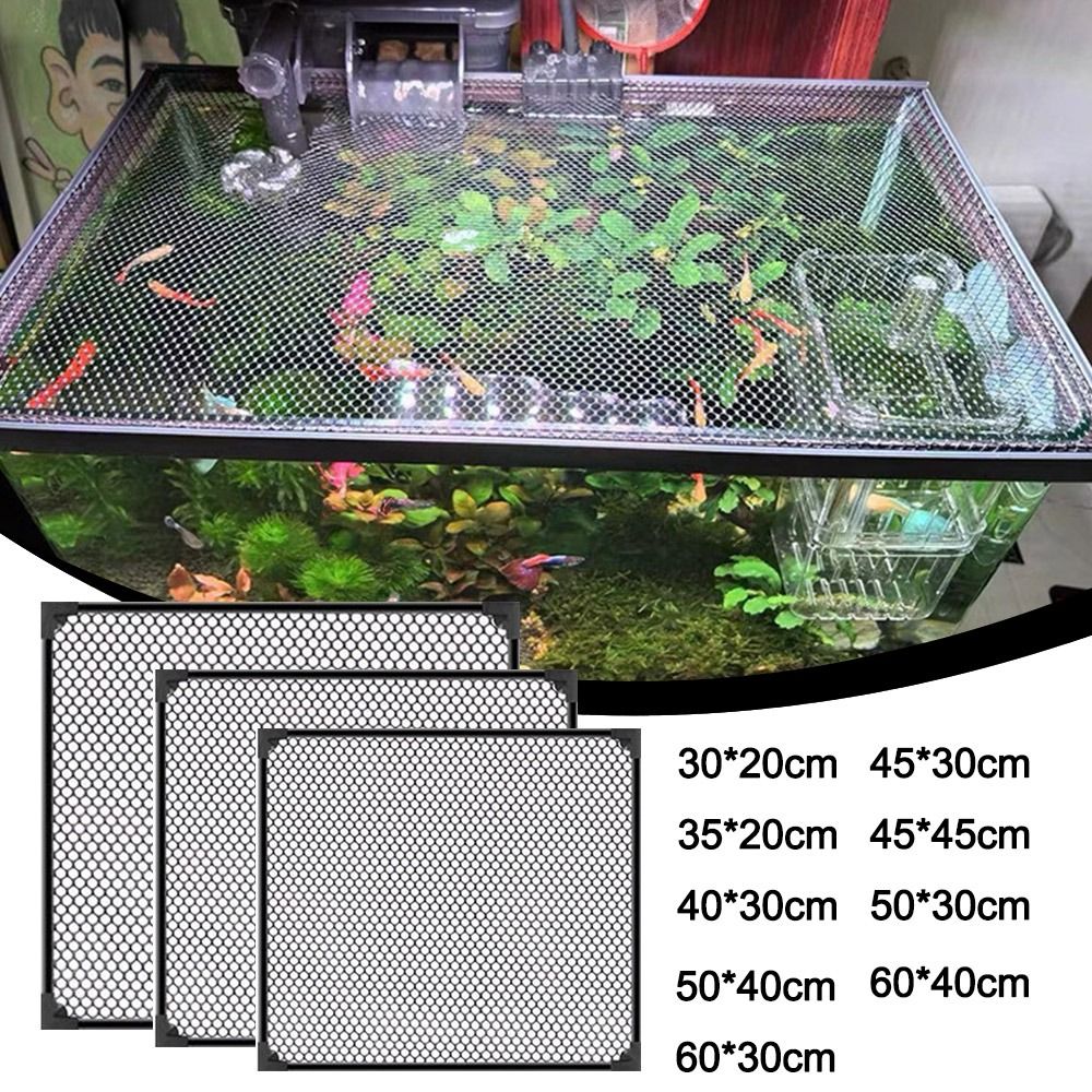 Sturdy Magnetic Fish Tank Lid  - Aquarium Fish Net ulasan dan harga