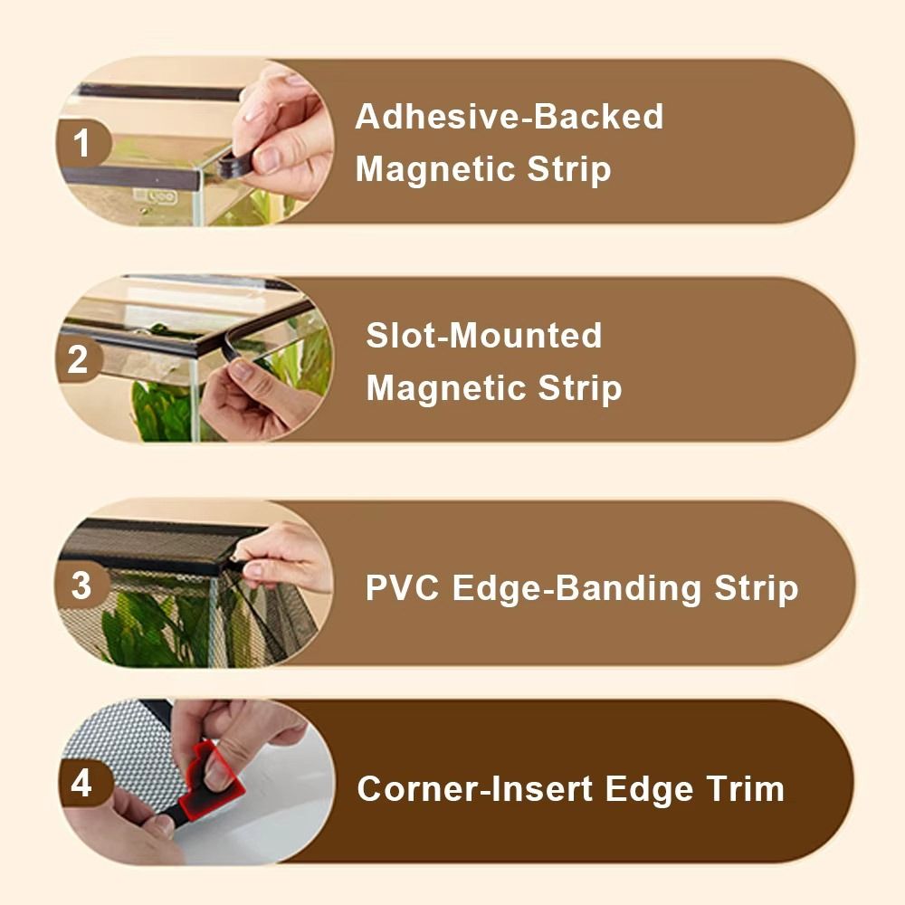 Sturdy Magnetic Fish Tank Lid  - Aquarium Fish Net ulasan dan harga