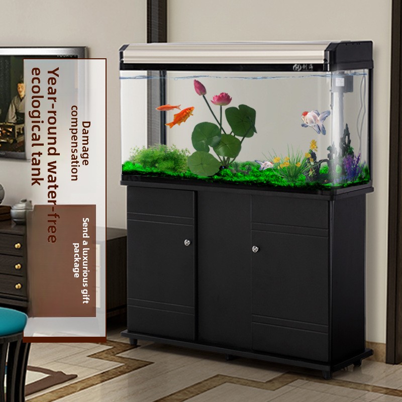 Medium-Large Glass Ecological  - Fish Toy In Aquarium ulasan dan harga