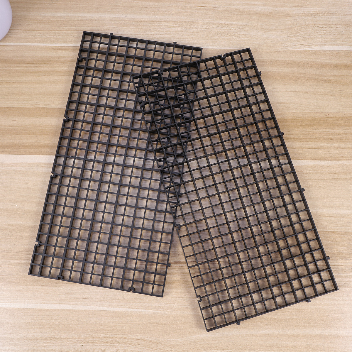 8Pcs Plastic Bottom Filter Gri - Aquarium Fish Net ulasan dan harga