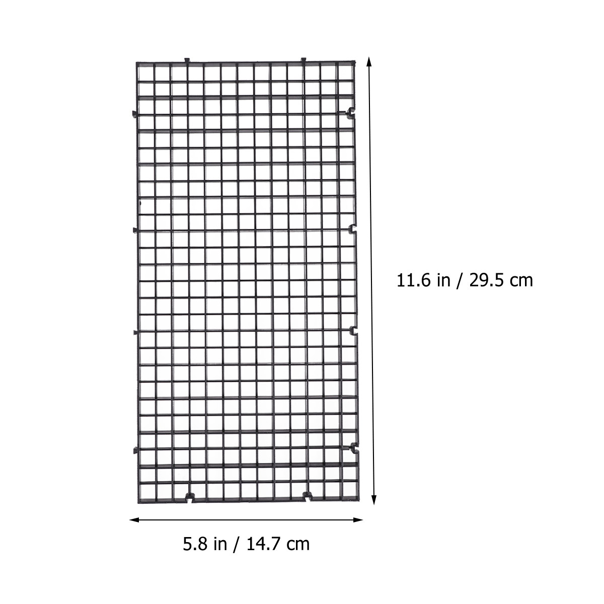 8Pcs Plastic Bottom Filter Gri - Aquarium Fish Net ulasan dan harga