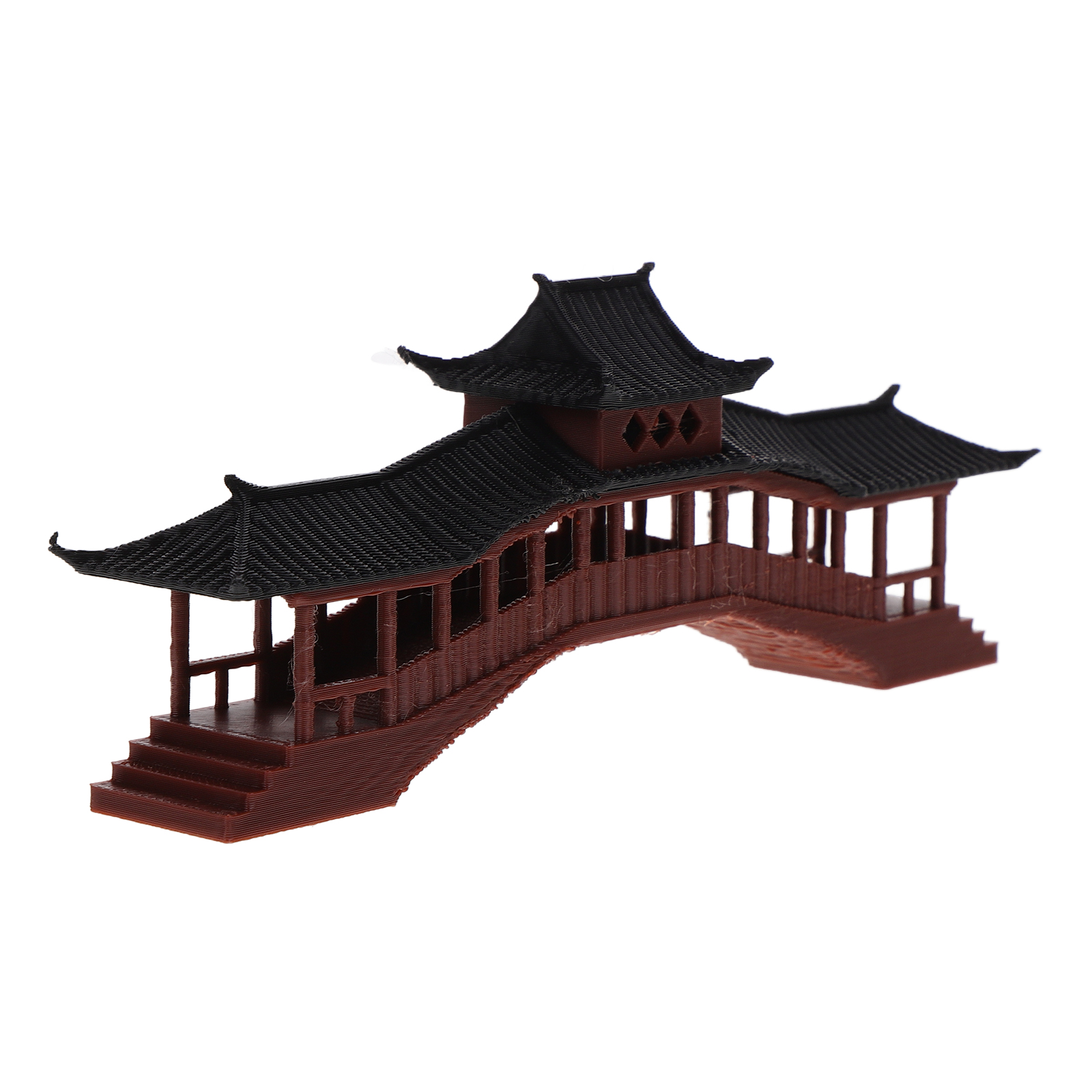 Mini Plastic Pavilion Statue M - Aquarium Fish Names ulasan dan harga