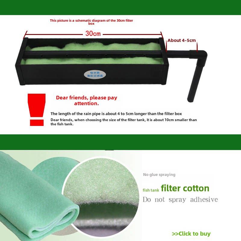 Inbuilt Fish Tank Filter Box E - Box Fish In Aquarium ulasan dan harga