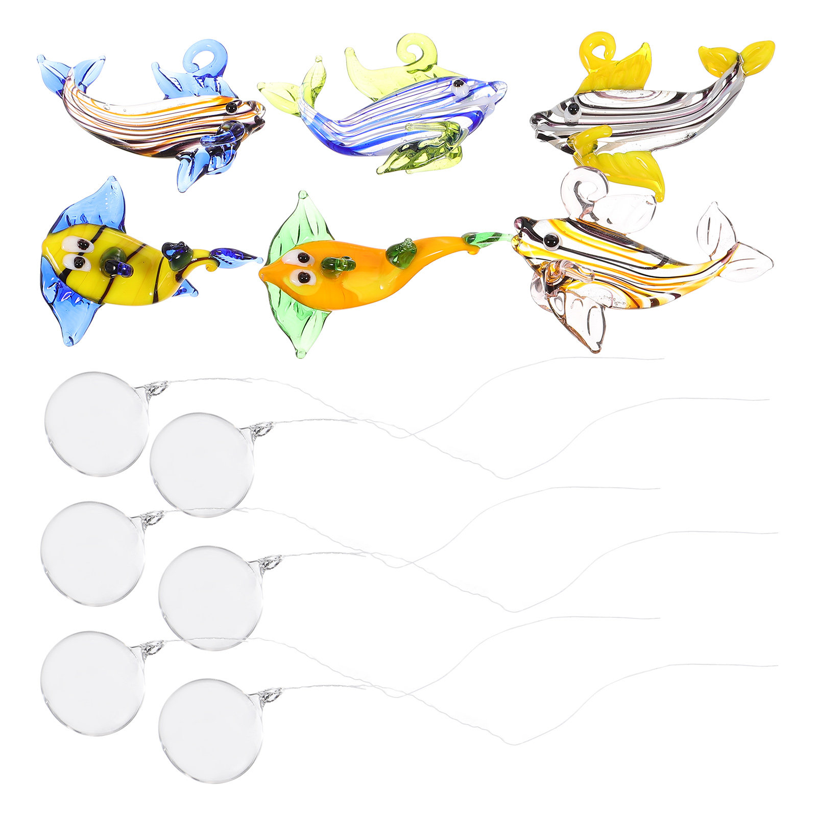 6Pcs Aquarium Float Ball Decor - Aquarium Fish Unique ulasan dan harga