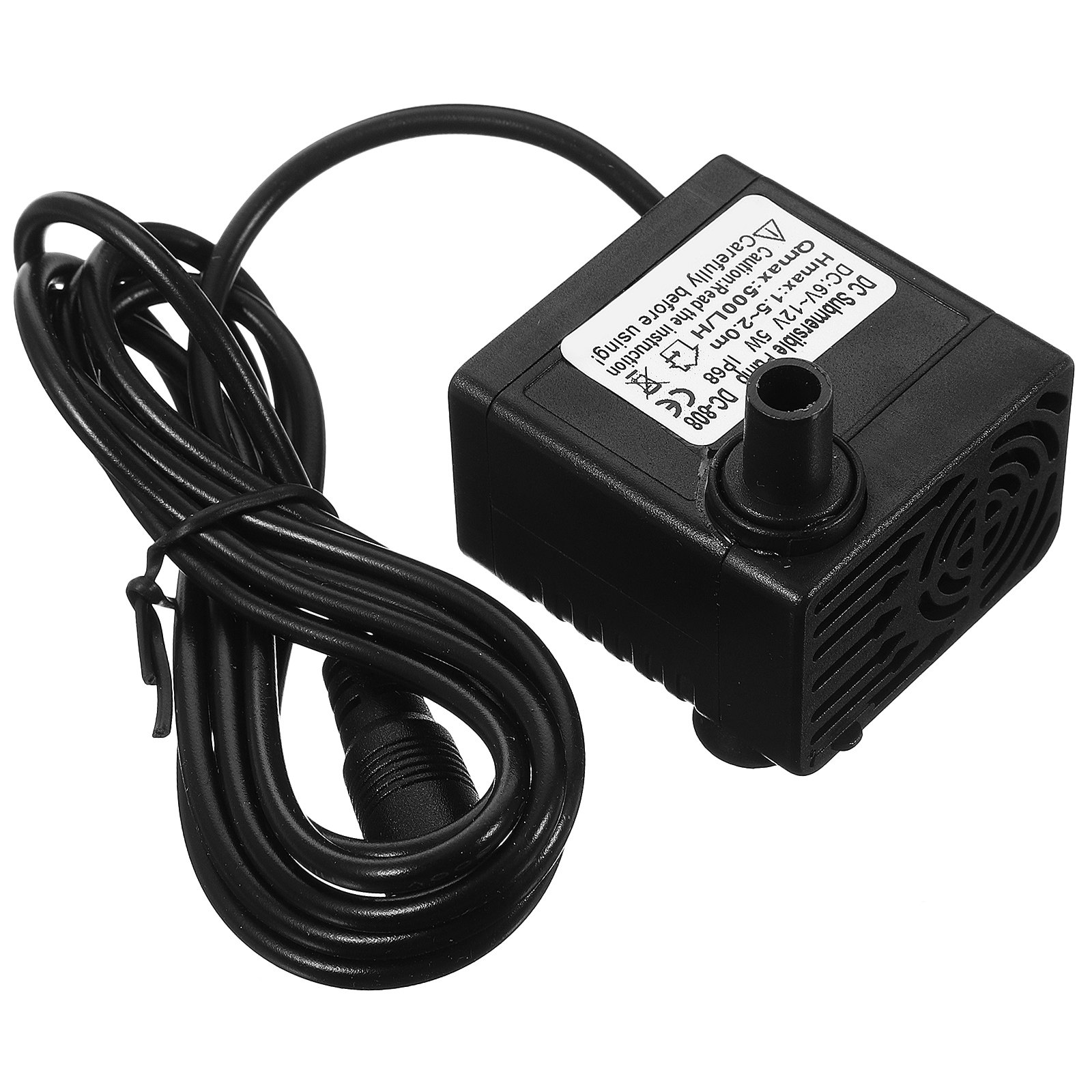 -12V 5W Black Submersible Wate - Aquarium Fish Rate ulasan dan harga
