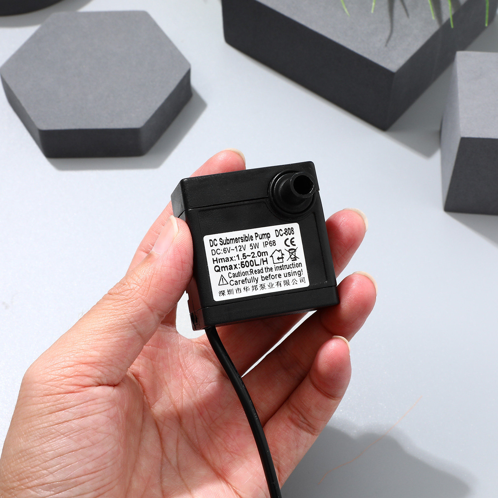 -12V 5W Black Submersible Wate - Aquarium Fish Rate ulasan dan harga