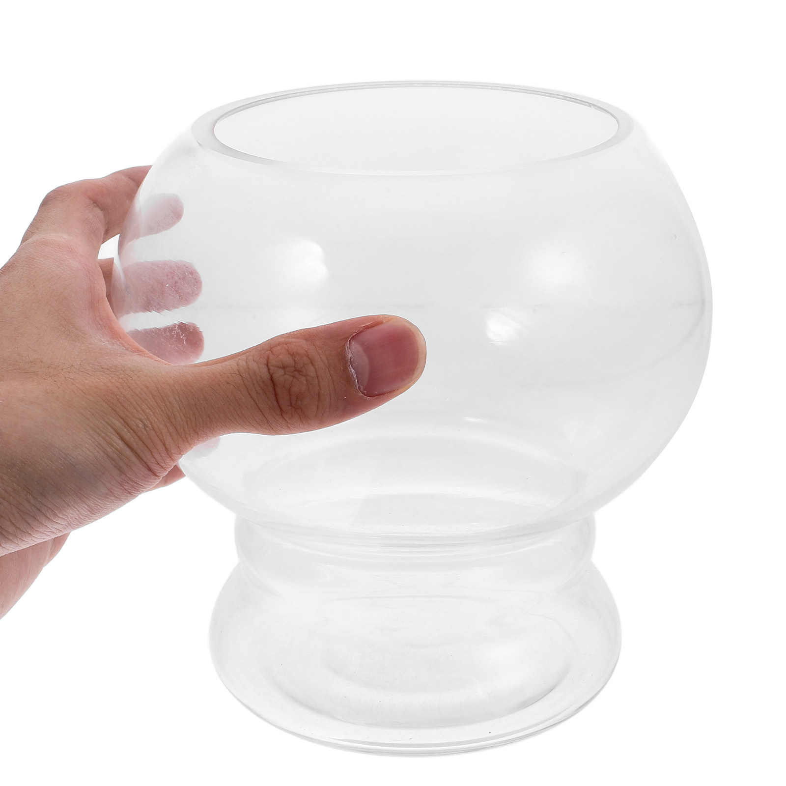 Clear Glass Mini Aquarium Smal - Aquarium Fish Beautiful ulasan dan harga