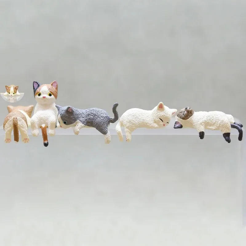 Cute Cartoon Cat Decor PVC Hom - Aquarium Fish Names ulasan dan harga