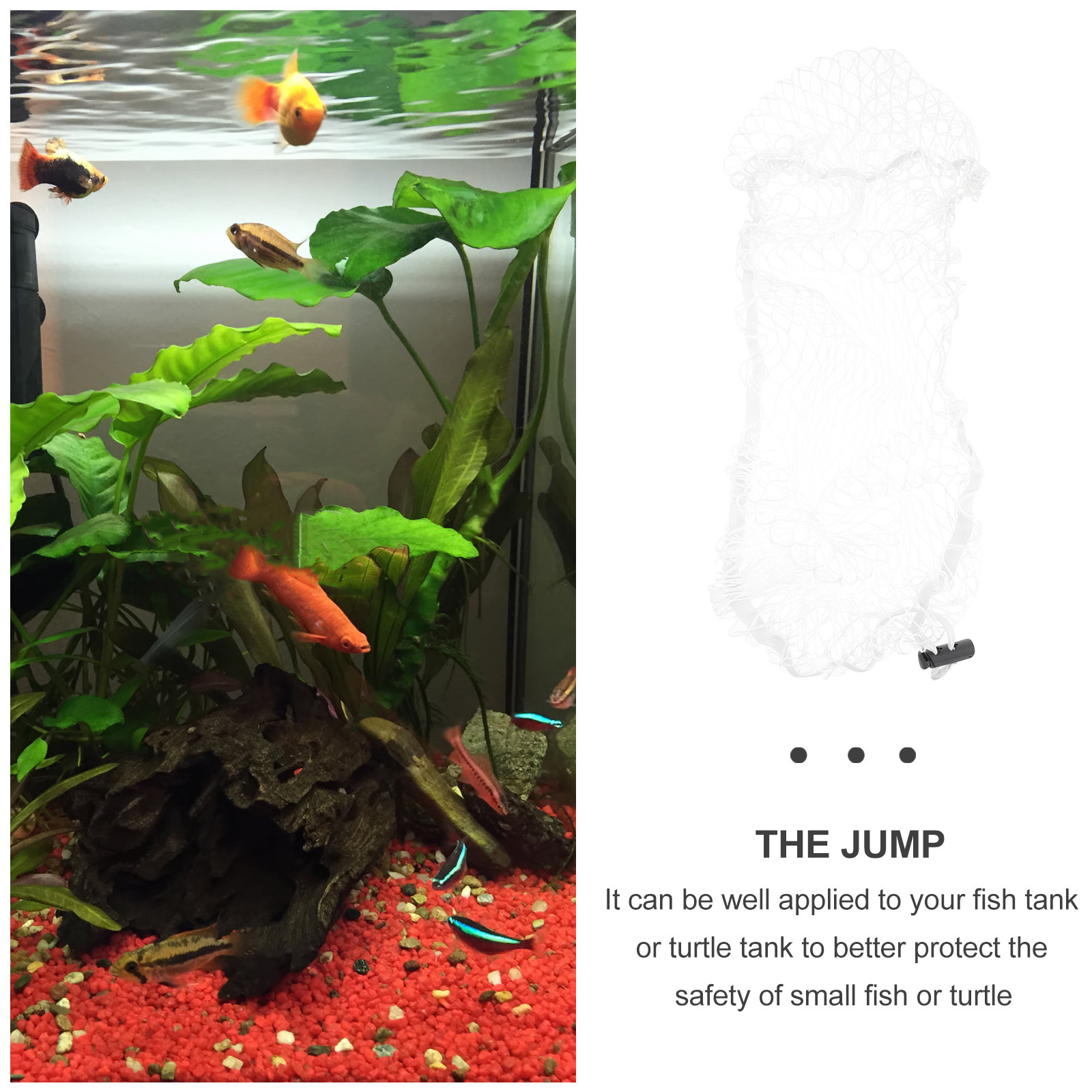 Fish Tank Anti-Jumping Net Pre - Aquarium Fish Net ulasan dan harga