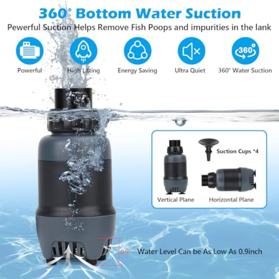 Aquarium water pump for fish t - Aquarium Fish Rate ulasan dan harga