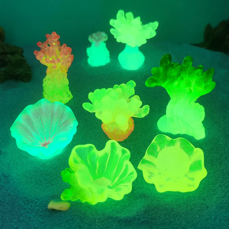 Marine Luminous Coral Micro La - Fish Toys For Aquarium ulasan dan harga
