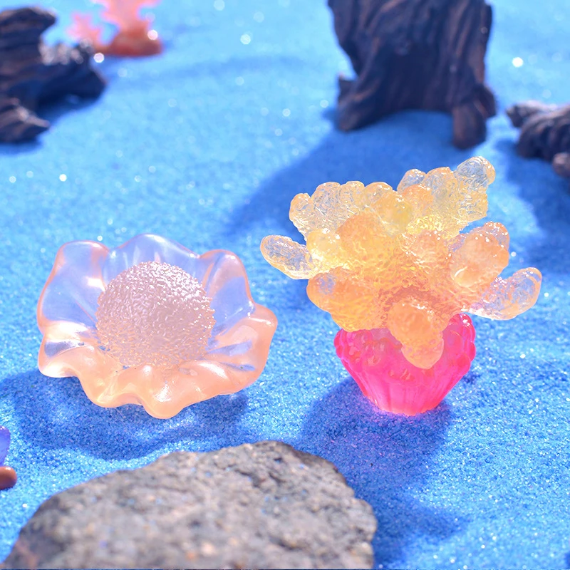 Marine Luminous Coral Micro La - Fish Toys For Aquarium ulasan dan harga