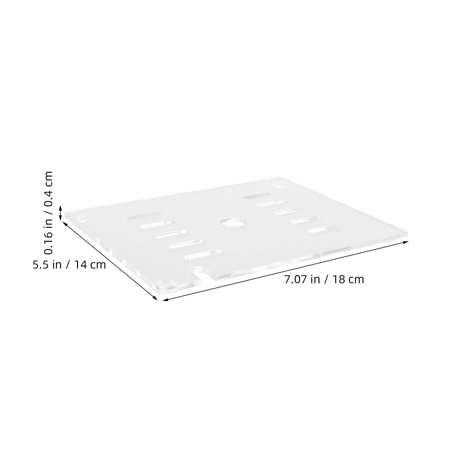 Clear Fish Tank Lid 7.1x5.5 In - Aquarium Fish Keeping ulasan dan harga