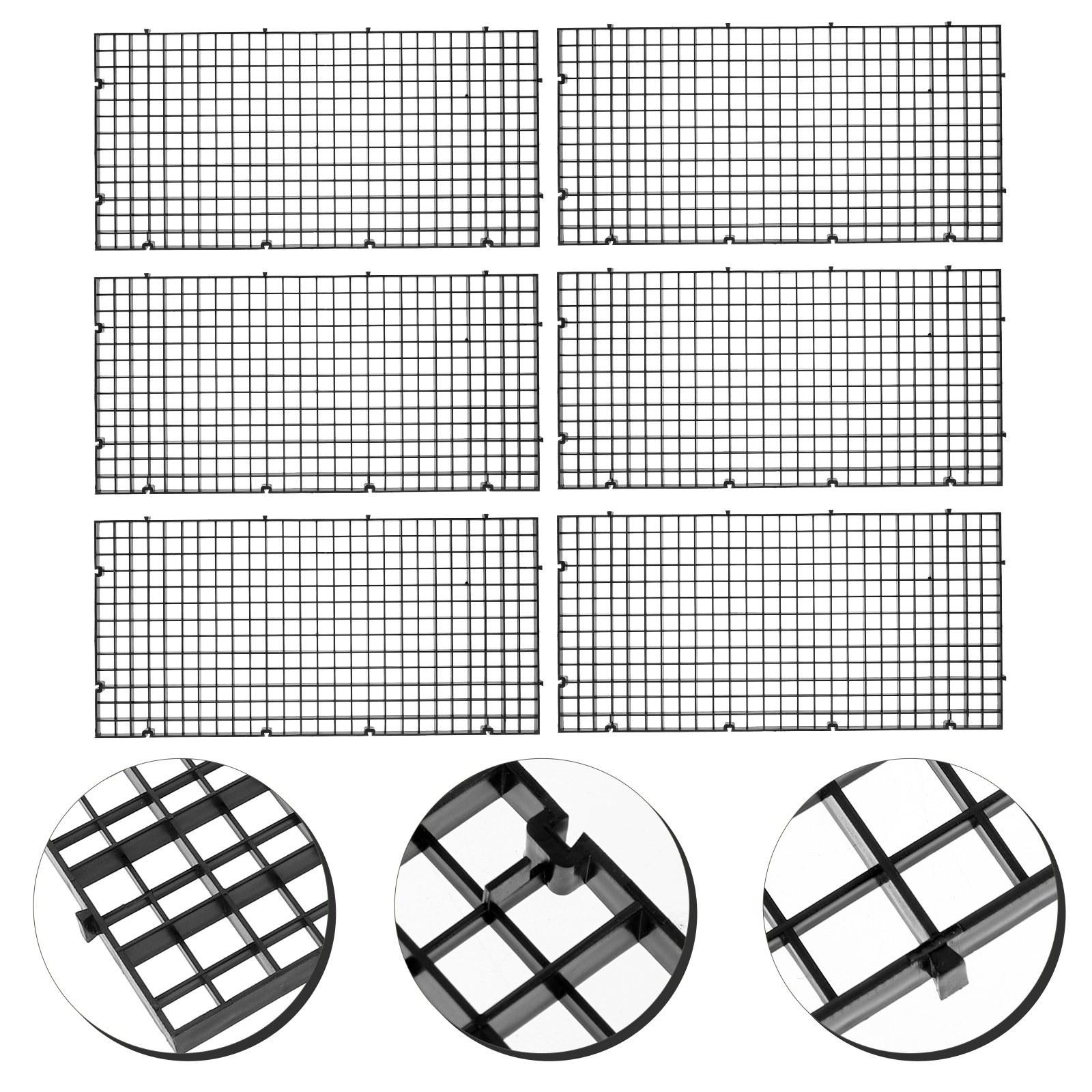 6pcs Bottom Filter Grid Plate  - Aquarium Fish Net ulasan dan harga