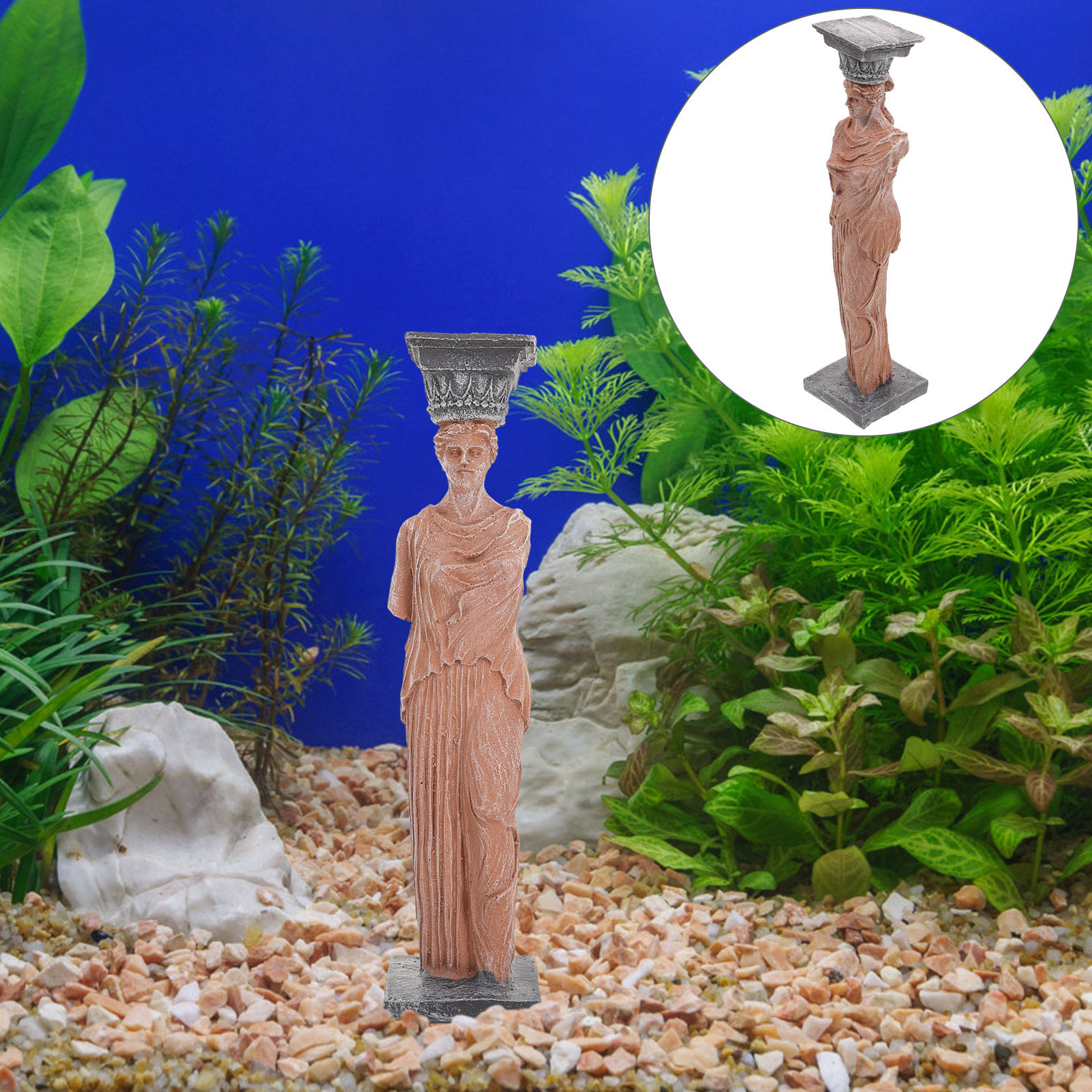 1Pcs Skull Head Aquarium Decor - Aquarium Fish Unique ulasan dan harga