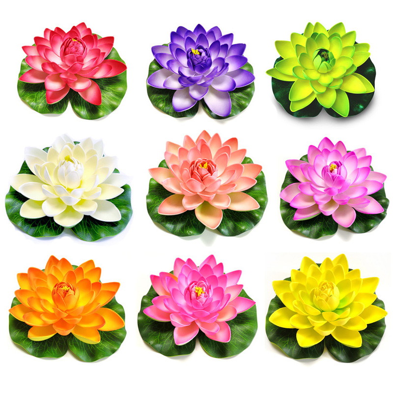 10cm/18cm Artificial Lotus Fak - Aquarium Fish Names ulasan dan harga