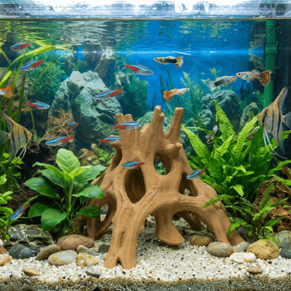 Tree Trunk Fish Shrimp Hiding  - Aquarium Fish Unique ulasan dan harga