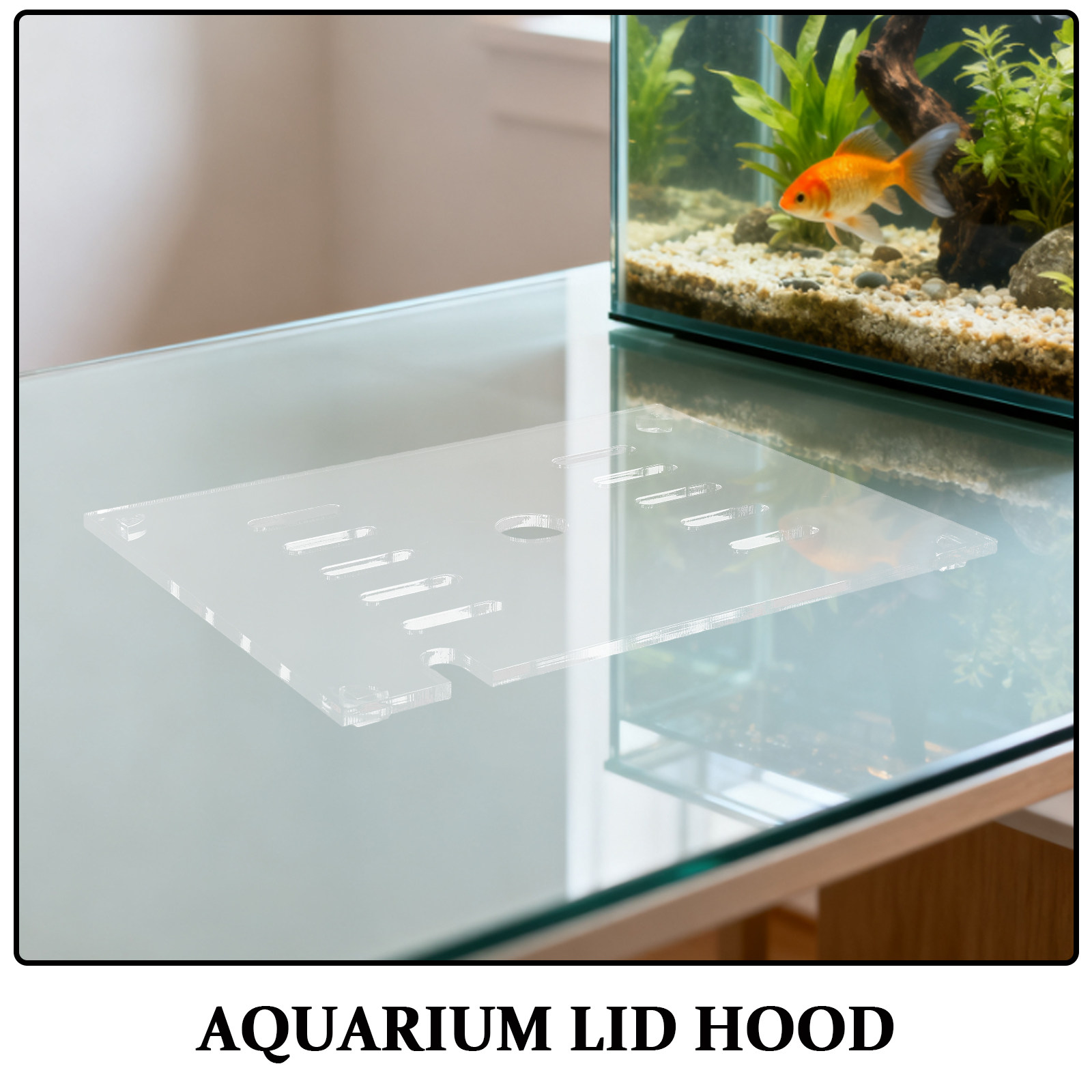 Fish Tank Transparent Cover 7. - Fish Toy In Aquarium ulasan dan harga