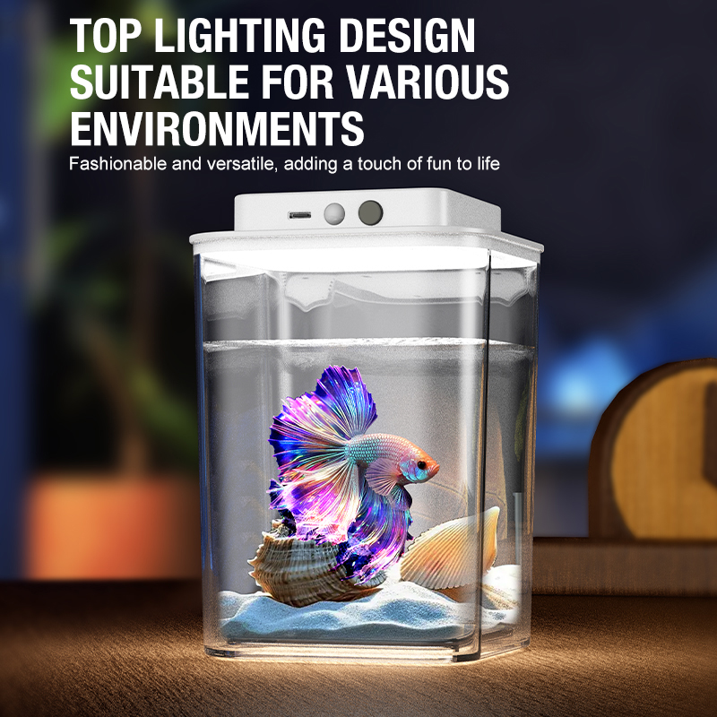 Desktop fish tank, new aquariu - Fish Toy In Aquarium ulasan dan harga