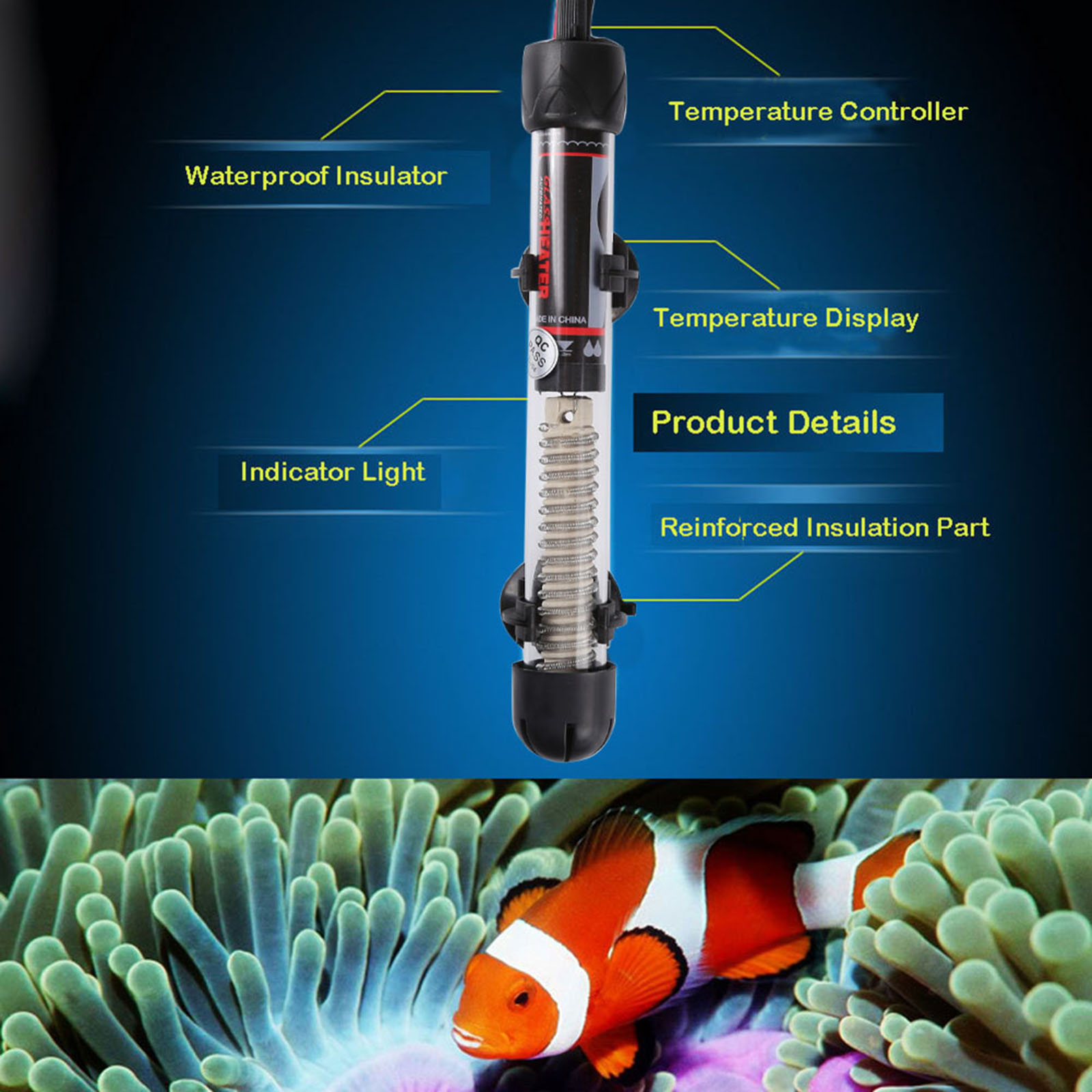 Aquarium Fish Tank Heater Subm - Aquarium Fish Quotes ulasan dan harga