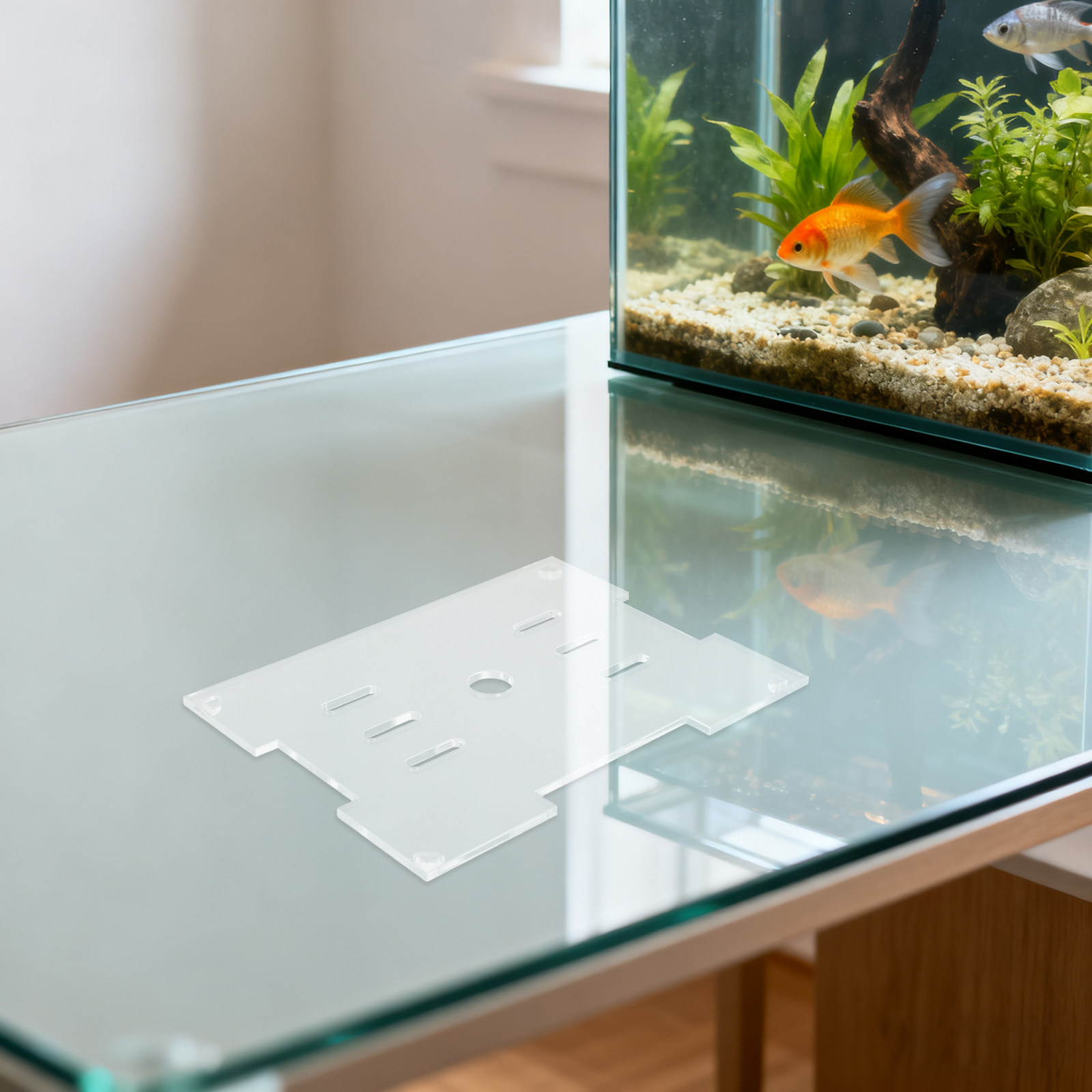 Transparent Acrylic Fish Tank  - Fish Toy In Aquarium ulasan dan harga