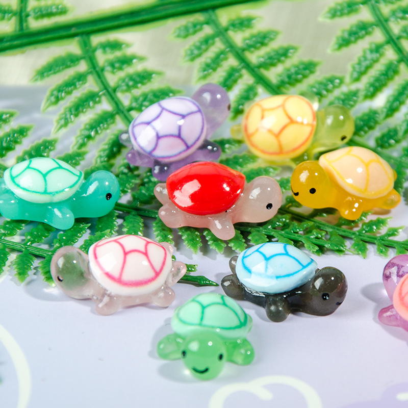 10Pcs Mini Luminous Turtle Hom - Aquarium Fish Names ulasan dan harga