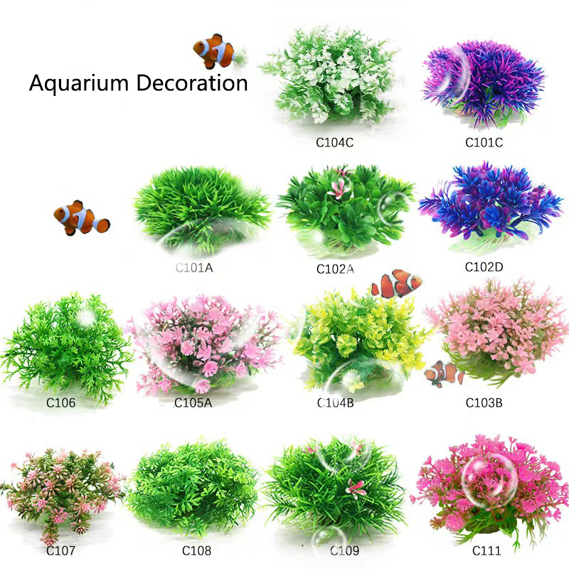Artificial Wide Short Fish Tan - Aquarium Fish Beautiful ulasan dan harga