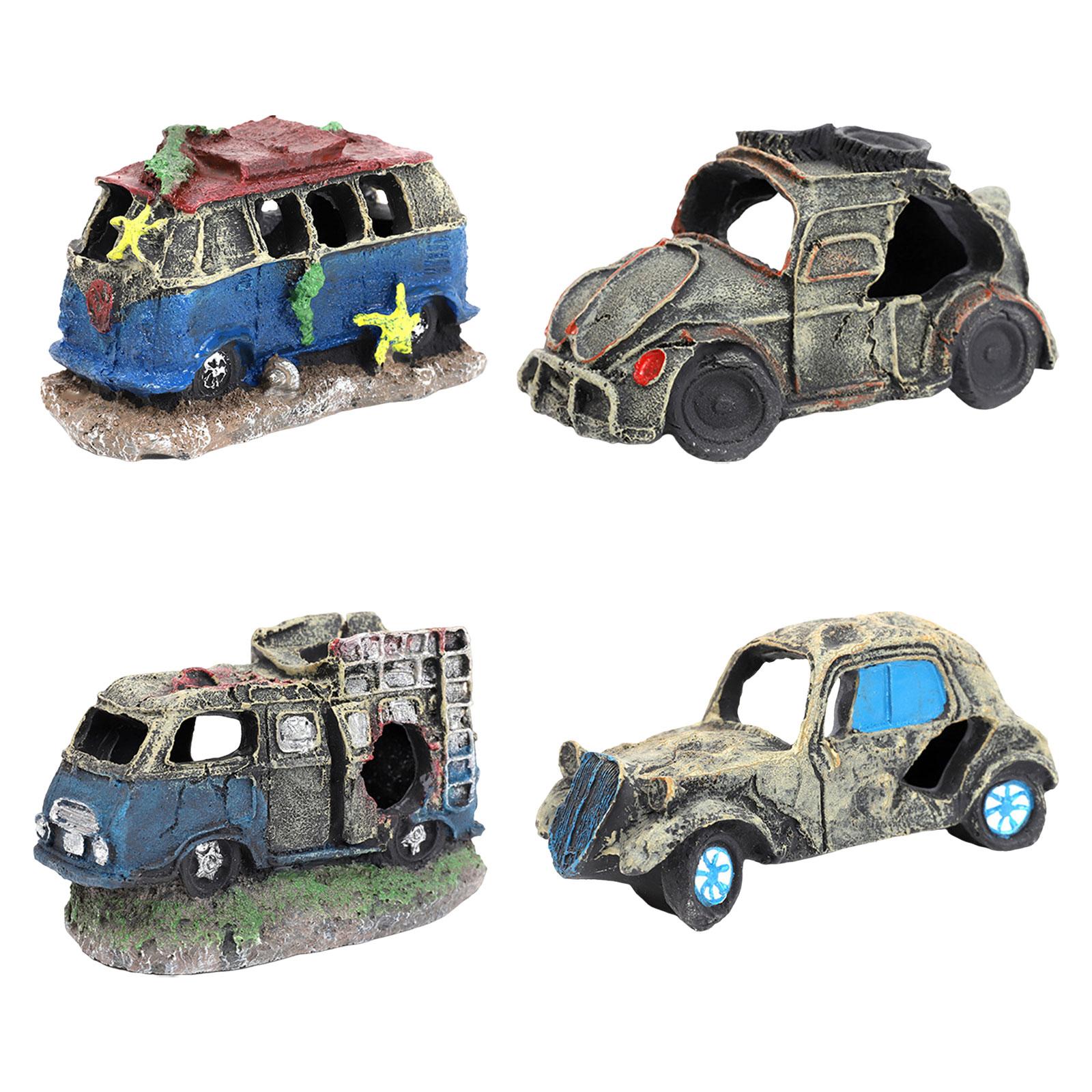 Auto Wreck Aquarium Decoration - Aquarium Fish Unique ulasan dan harga