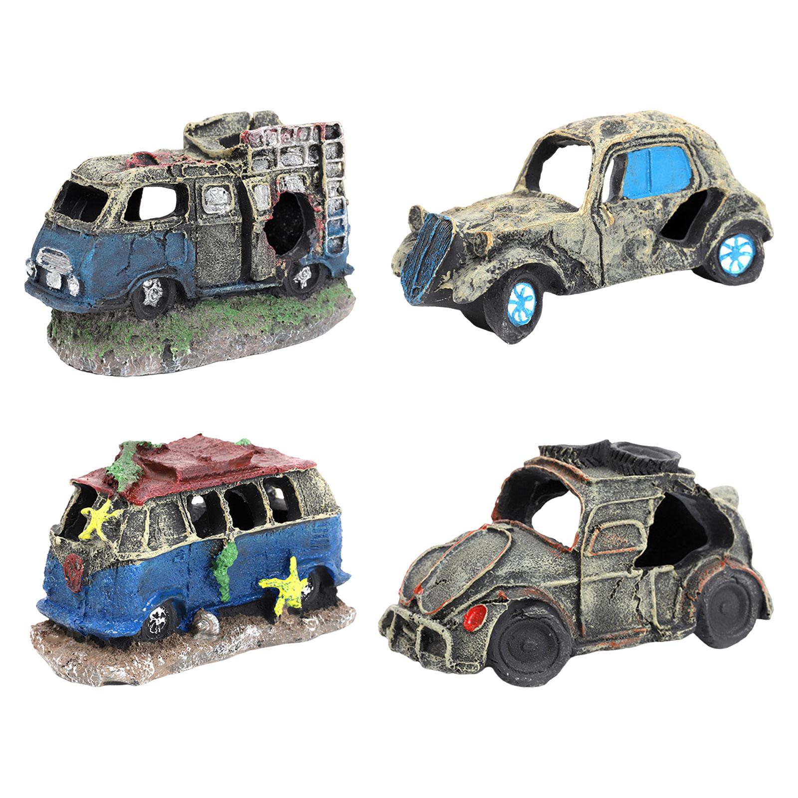 Auto Wreck Aquarium Decoration - Aquarium Fish Unique ulasan dan harga