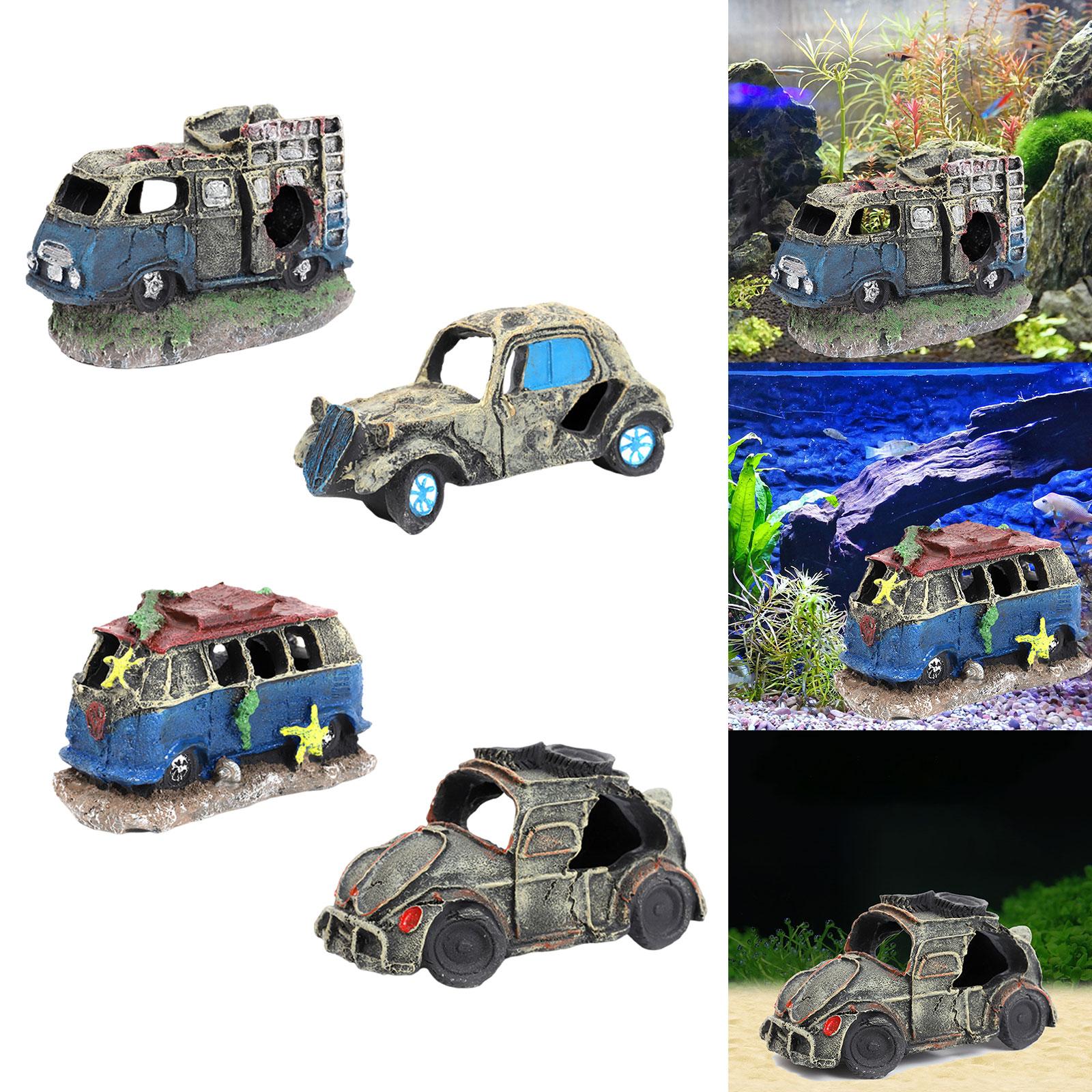 Auto Wreck Aquarium Decoration - Aquarium Fish Unique ulasan dan harga