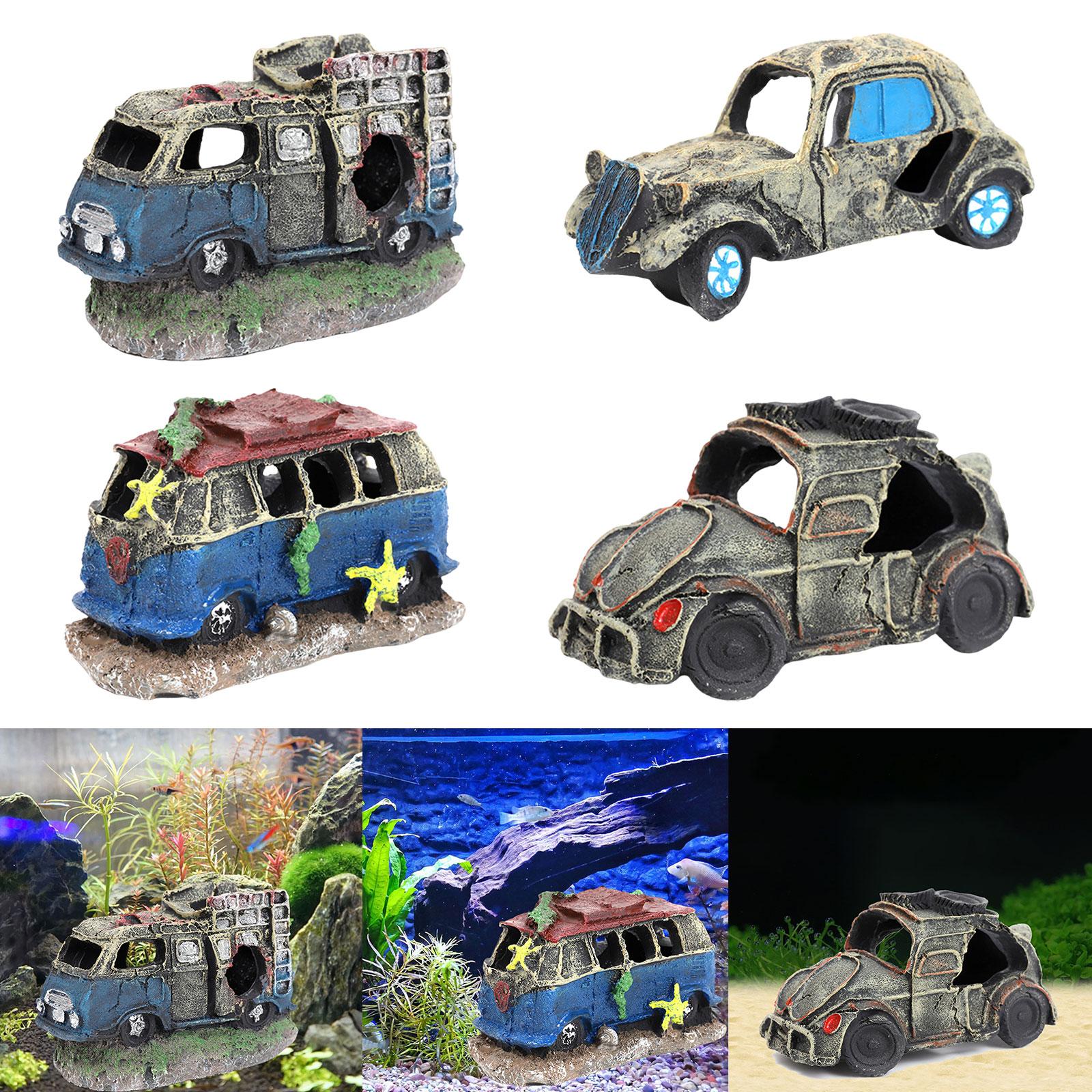 Auto Wreck Aquarium Decoration - Aquarium Fish Unique ulasan dan harga