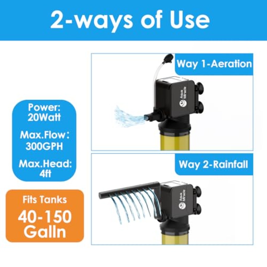 Internal Power Filter for 40-1 - Aquarium Fish Rate ulasan dan harga