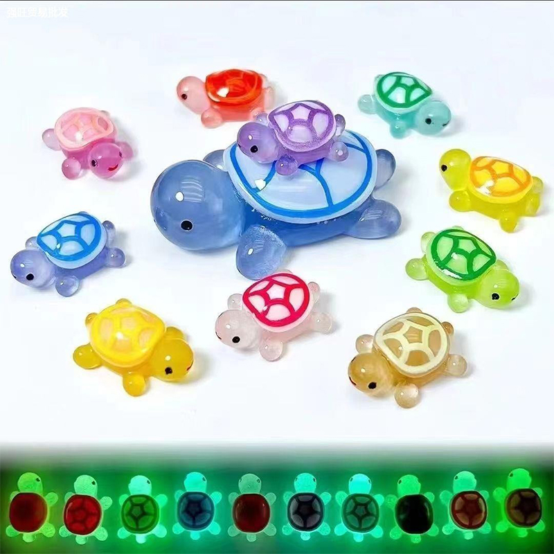 6/10pcs Mini Luminous Turtle H - Aquarium Fish Names ulasan dan harga