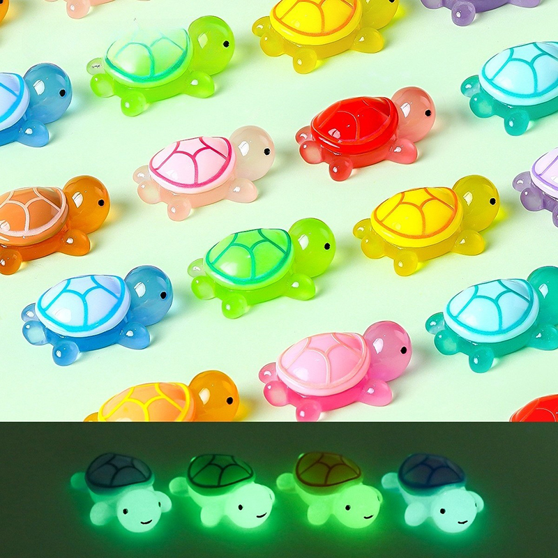 6/10pcs Mini Luminous Turtle H - Aquarium Fish Names ulasan dan harga
