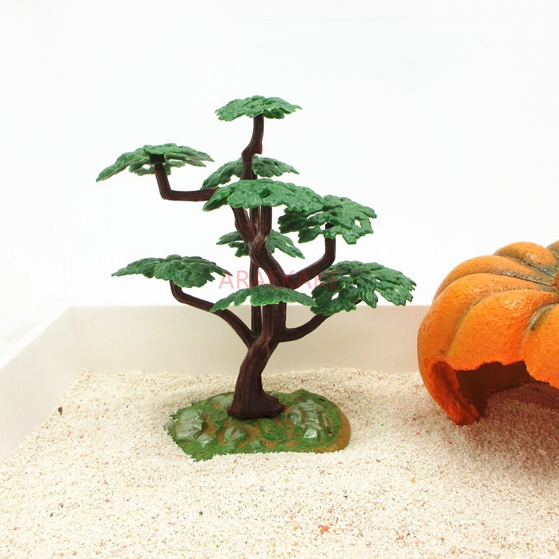 Simulated plant, mini coconut  - Box Fish In Aquarium ulasan dan harga