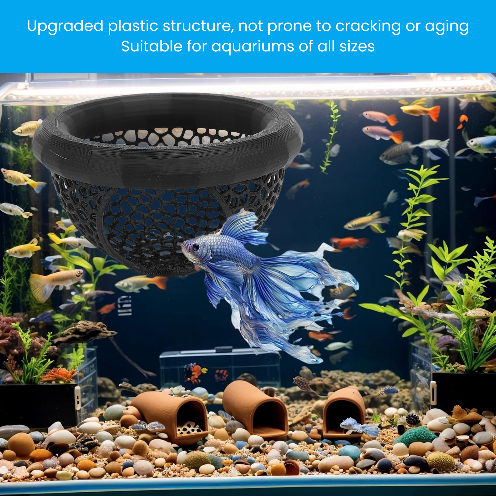 Floating Fish Hideout Multifun - Fish Toys For Aquarium ulasan dan harga