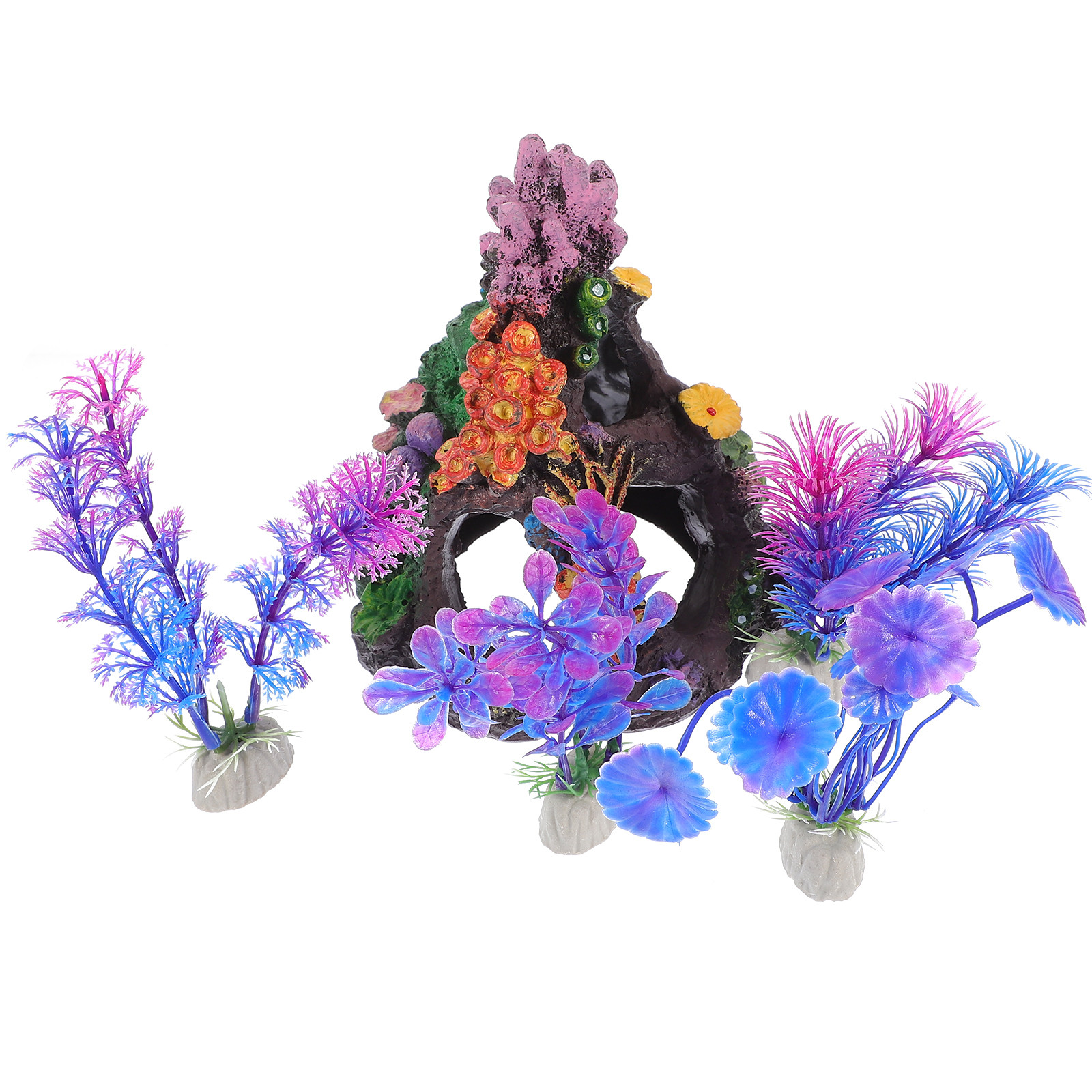 5Pcs DIY Aquarium Coral and Fa - Aquarium Fish Beautiful ulasan dan harga