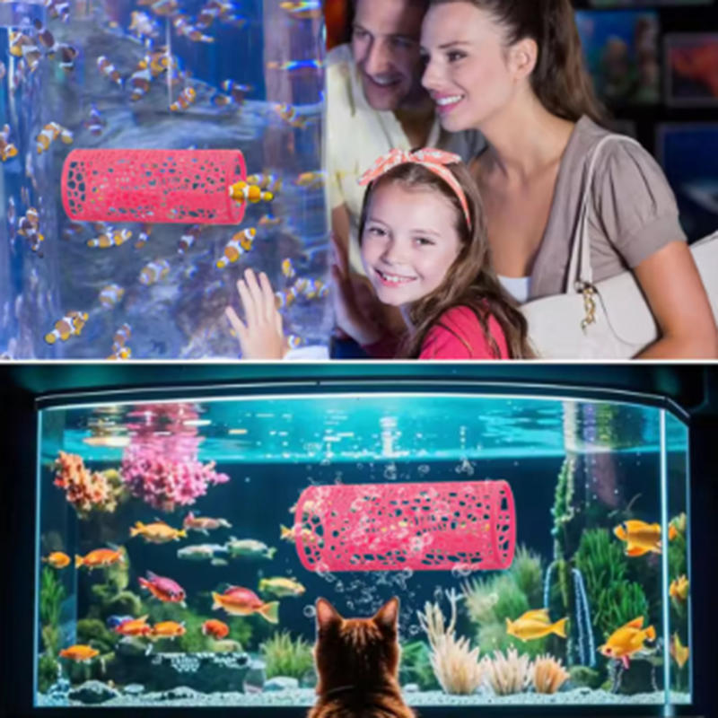 Aquarium Fish Tunnel Hideout P - Fish Toys For Aquarium ulasan dan harga