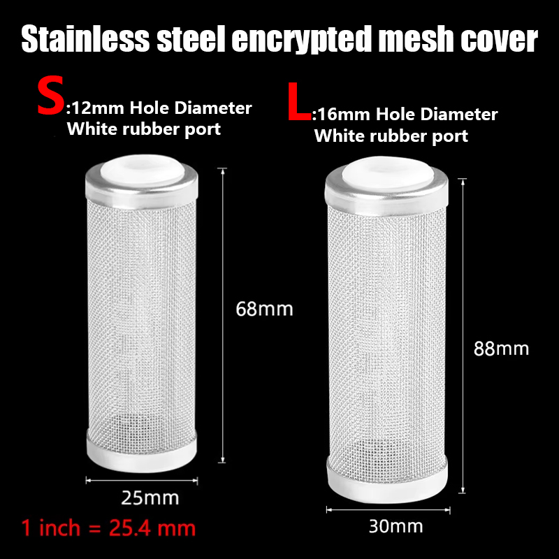 1PC Stainless Steel Filter S/L - Aquarium Fish Net ulasan dan harga