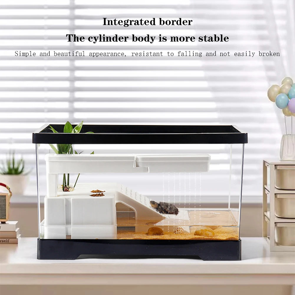Large Transparent Turtle Tank  - Box Fish In Aquarium ulasan dan harga